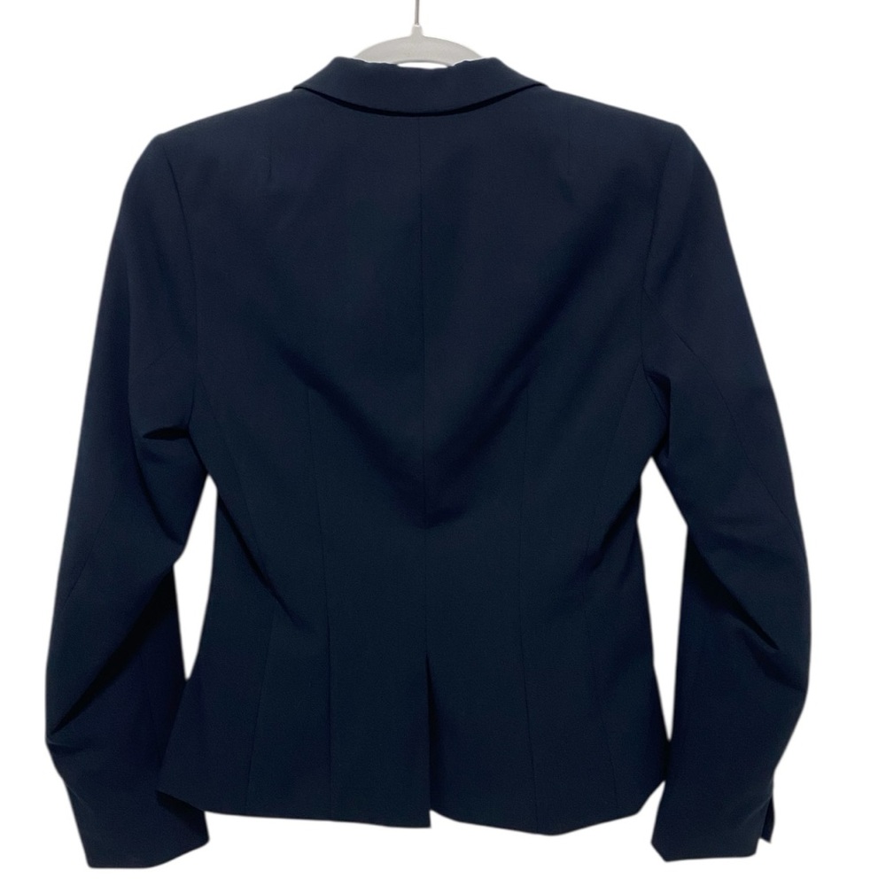 H&M Navy Blue Double Breasted Blazer Career Wear Jacket - NWOT- Size XS - Picture 3 of 9